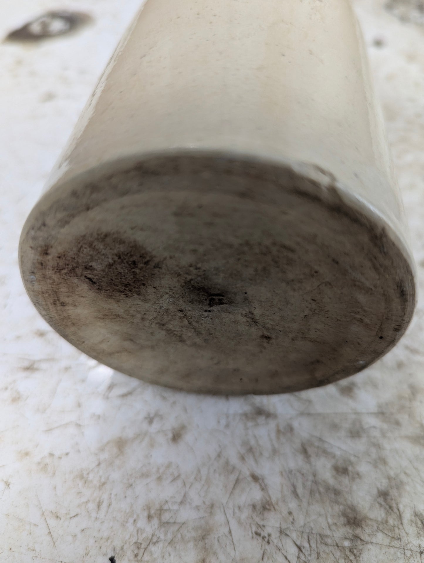 1940’s Vintage French LAB Lagny Stoneware Mustard Jar