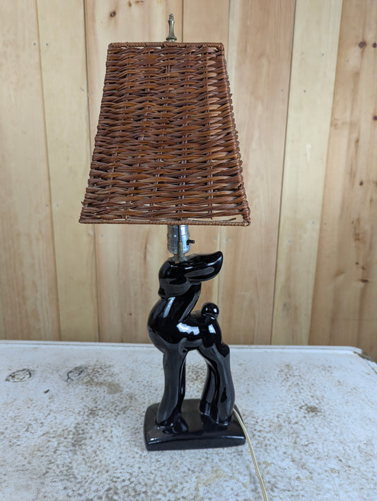 Vintage Phil Mar Deer Table Lamp
