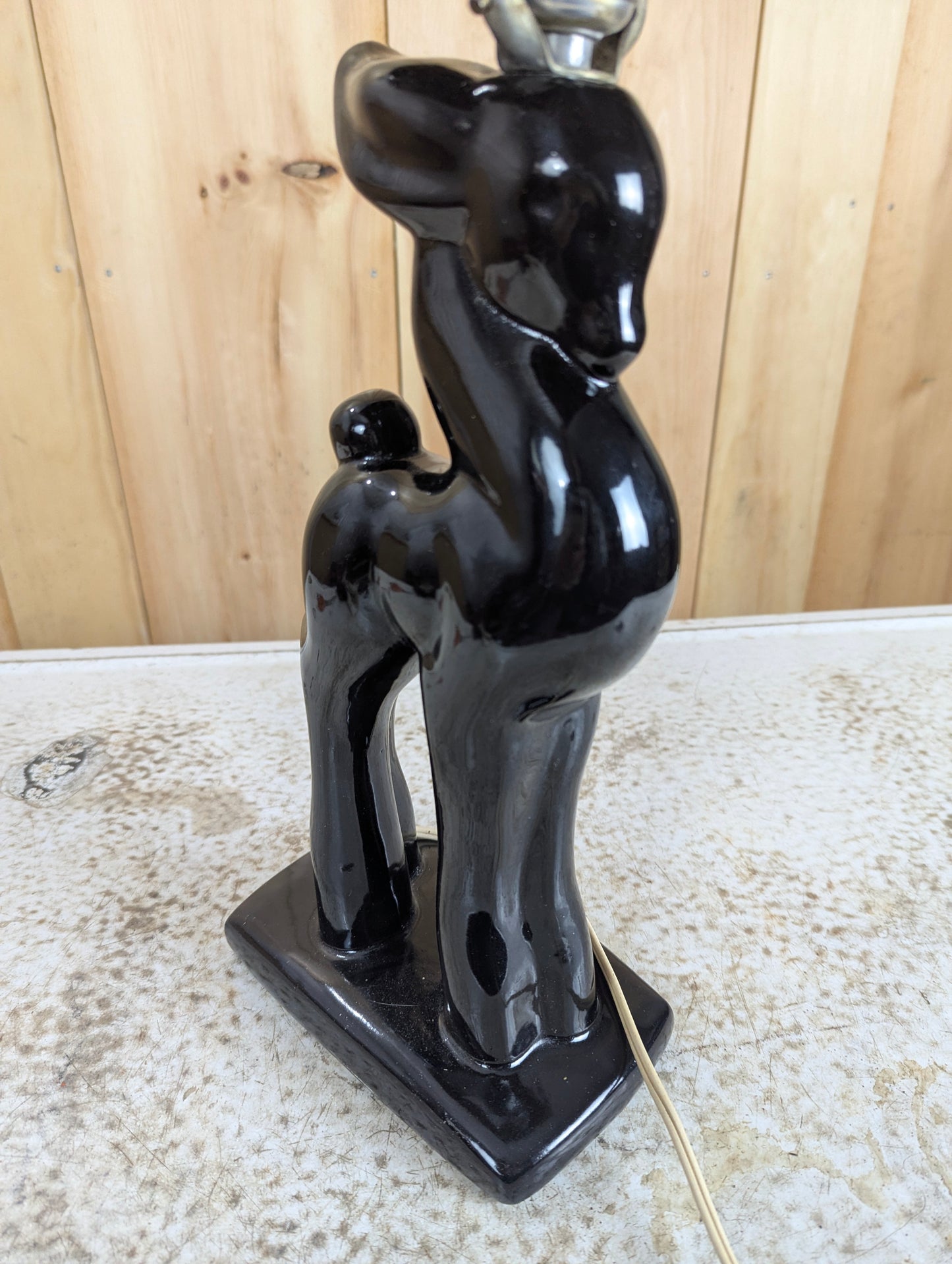 Vintage Phil Mar Deer Table Lamp