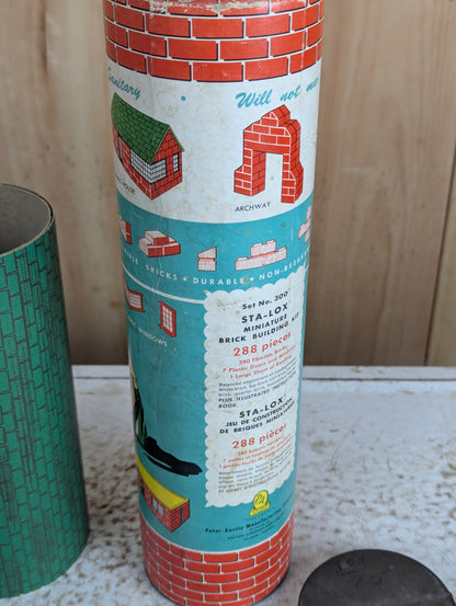 1960’s Sta-lox Building Bricks Complete Set #301