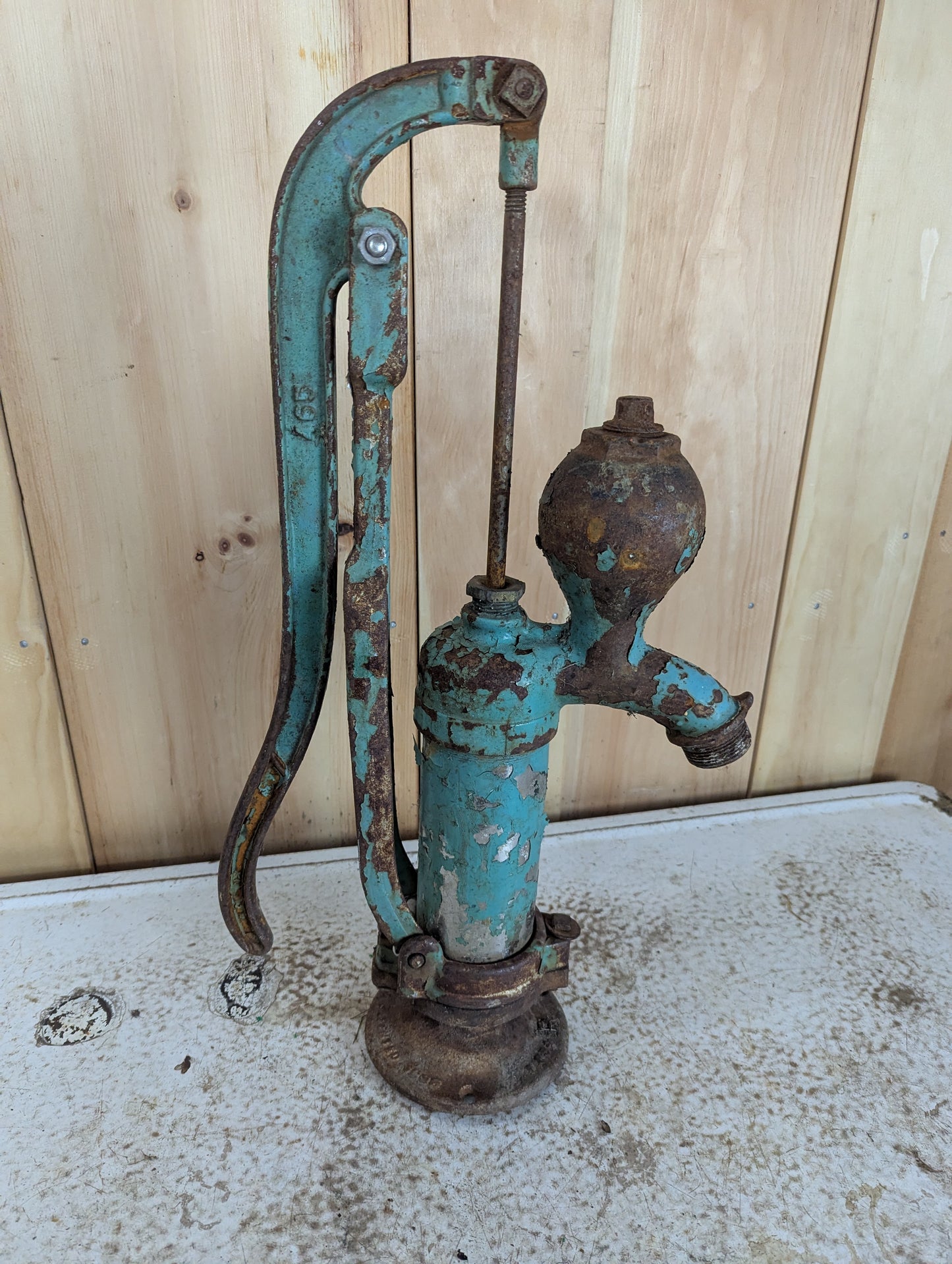 Vintage Beatty Bros. Cast Iron Well Pump