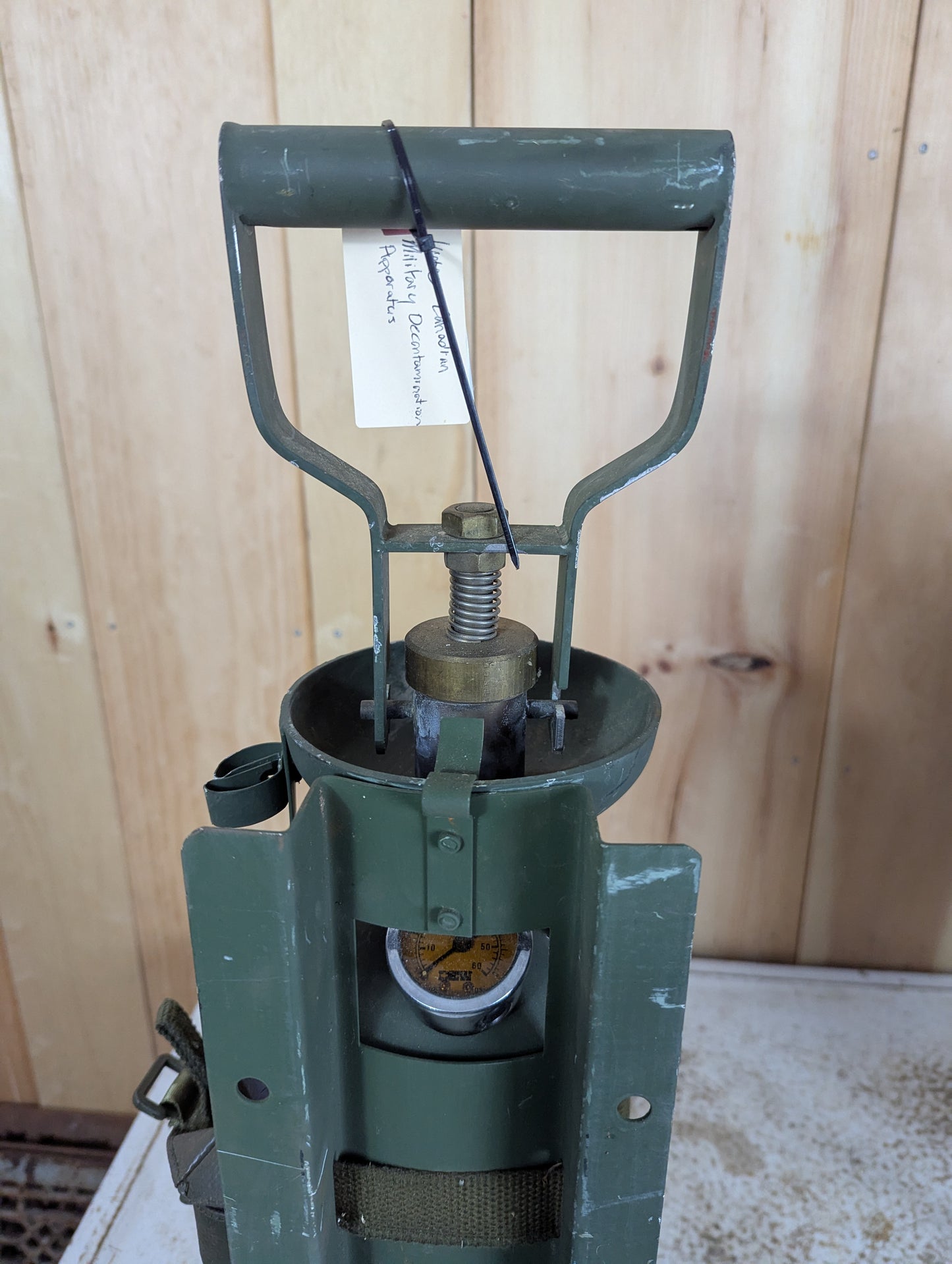 Vintage Canadian Military Decontamination Sprayer