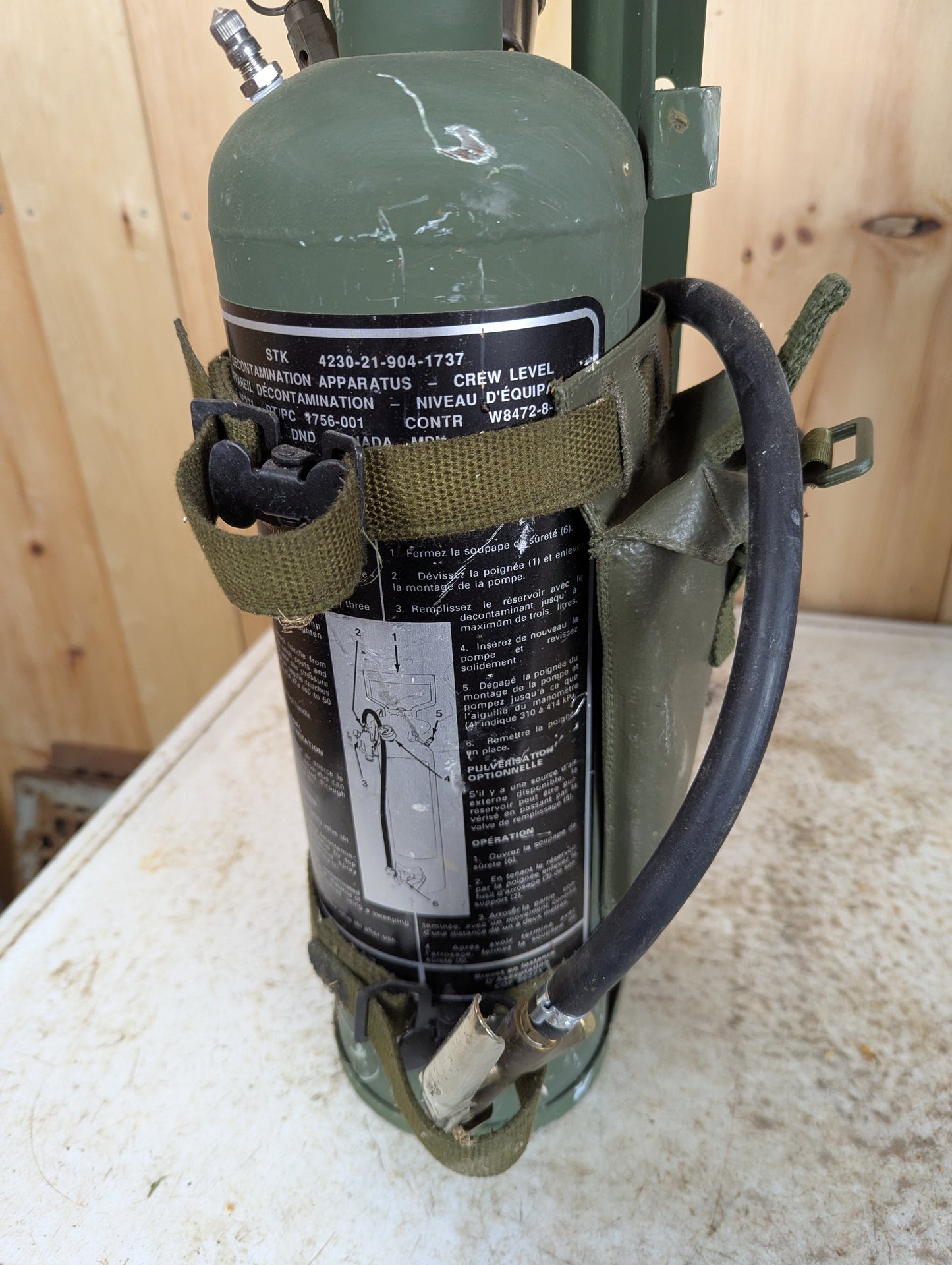 Vintage Canadian Military Decontamination Sprayer
