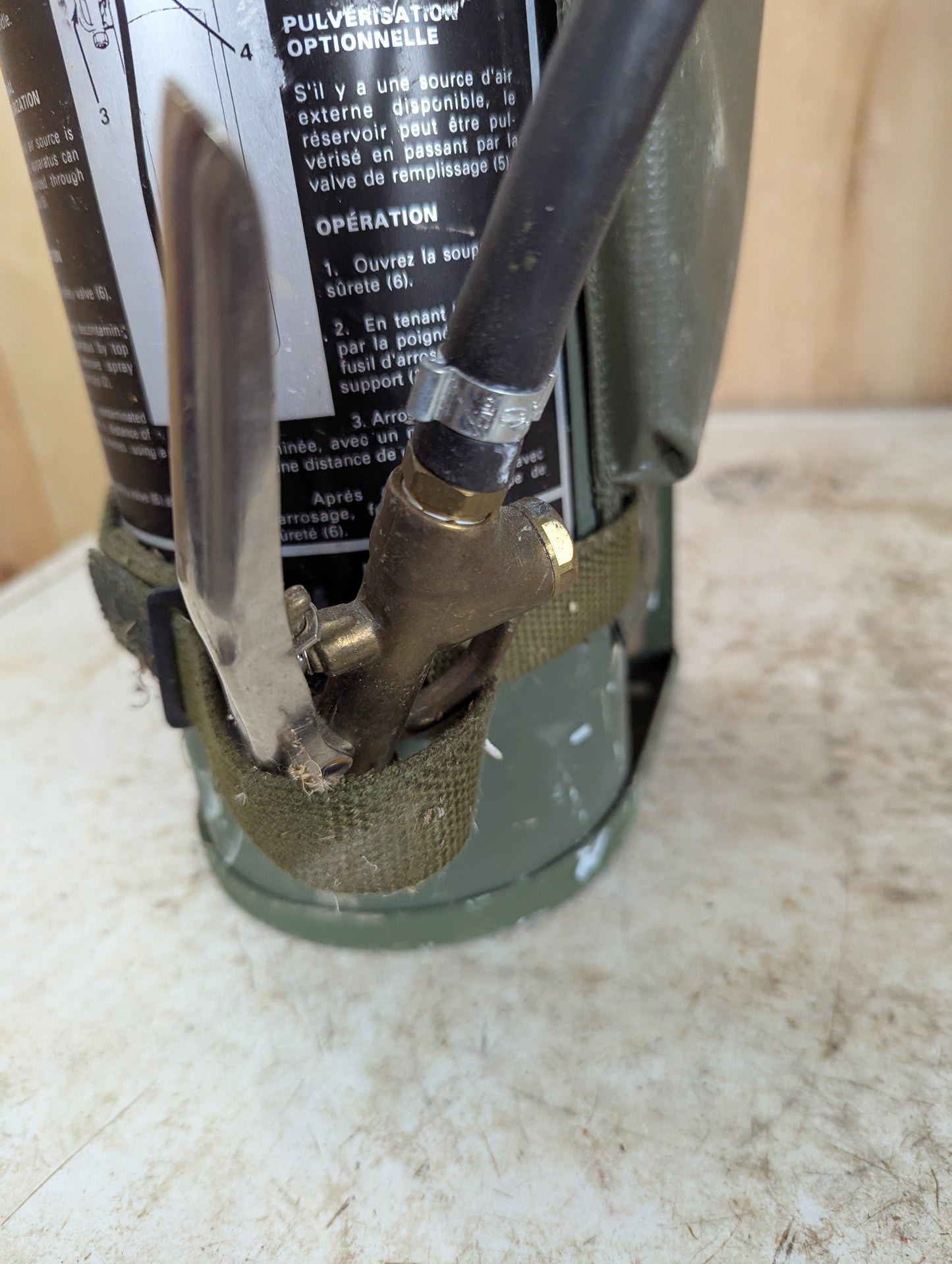 Vintage Canadian Military Decontamination Sprayer