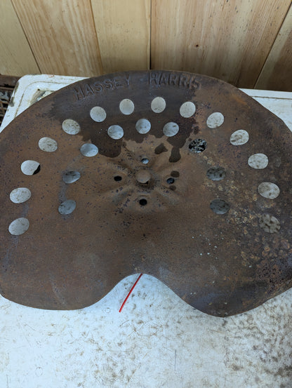 Vintage Massey Harris Tractor Seat