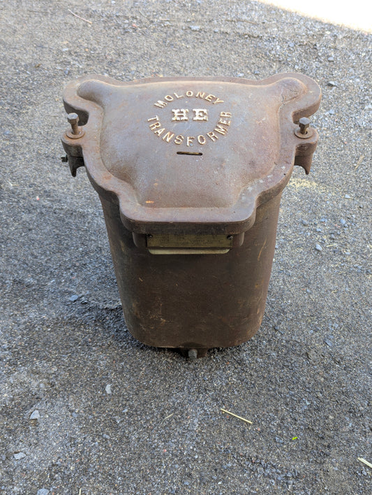 Vintage Cast Iron Transformer