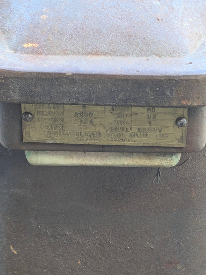 Vintage Cast Iron Transformer