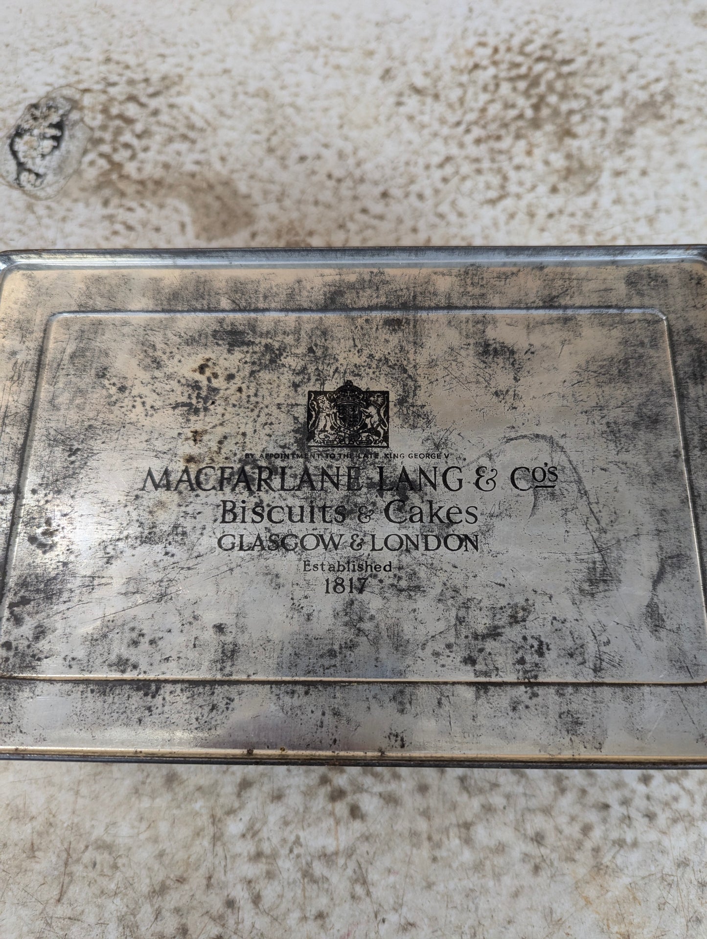 Antique MacFarlane Lang & Co Biscuits & Cakes Tin