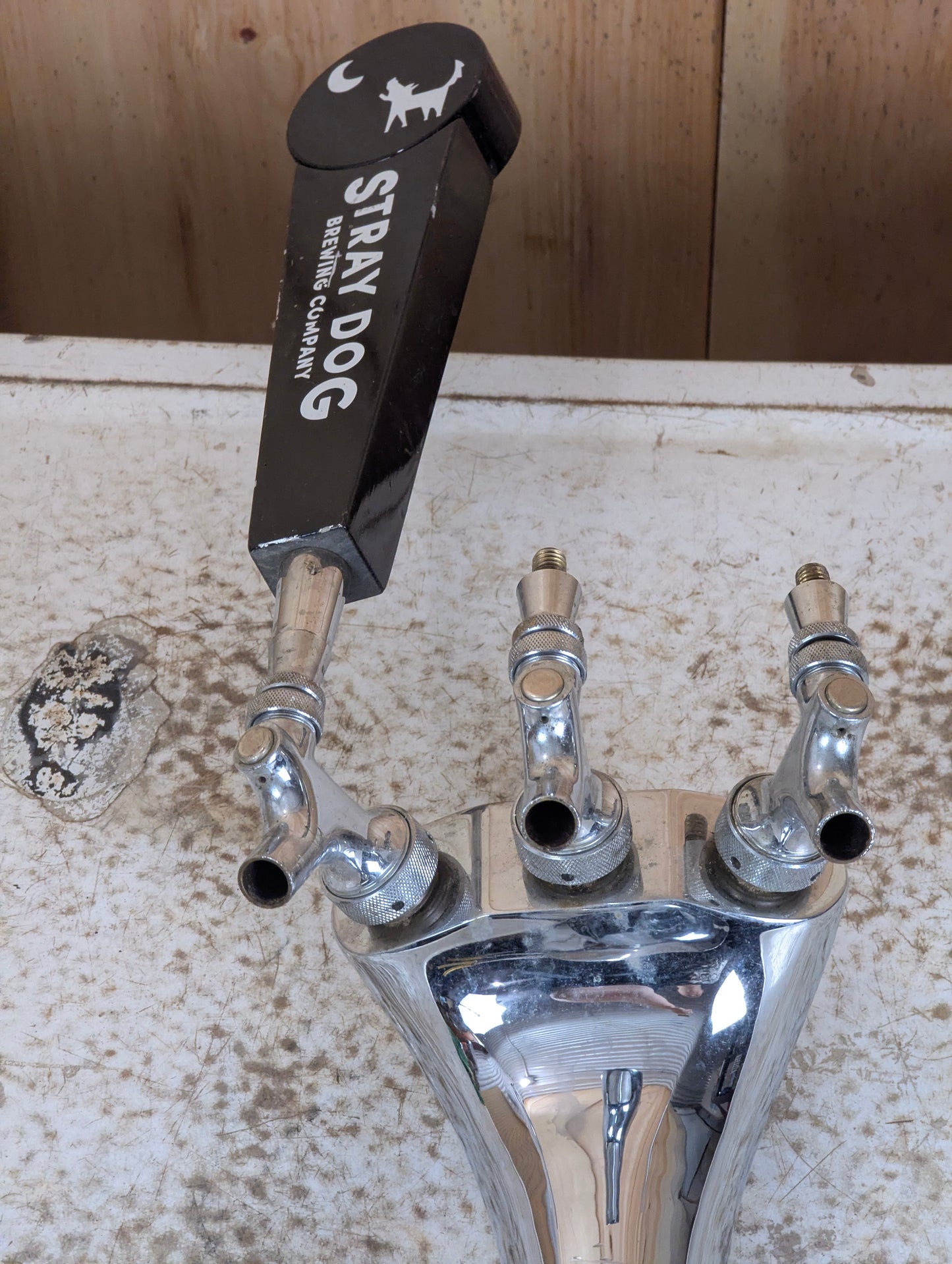 3 Tap Cobra Style Draft Beer Tower