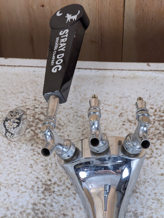 3 Tap Cobra Style Draft Beer Tower