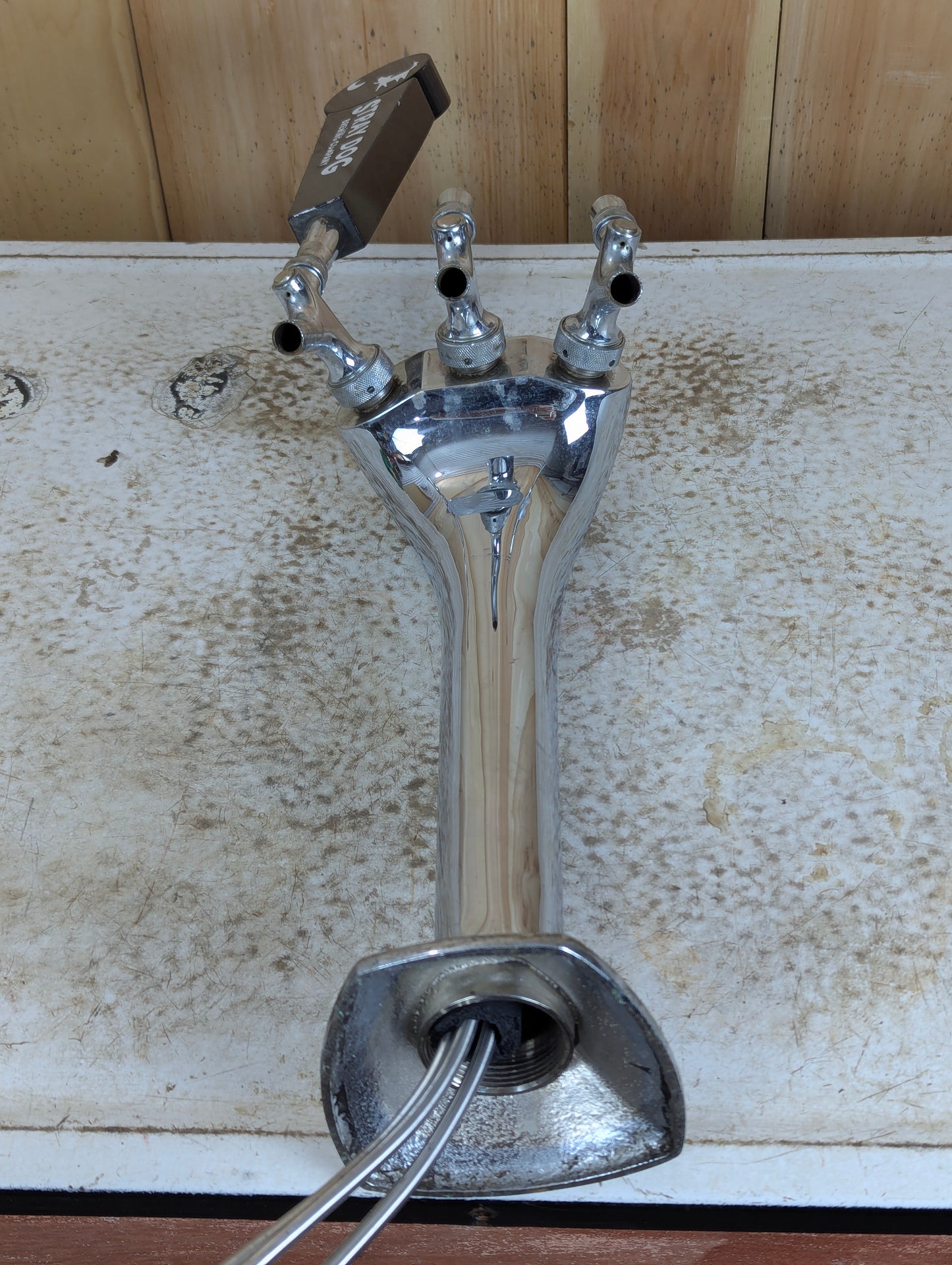 3 Tap Cobra Style Draft Beer Tower