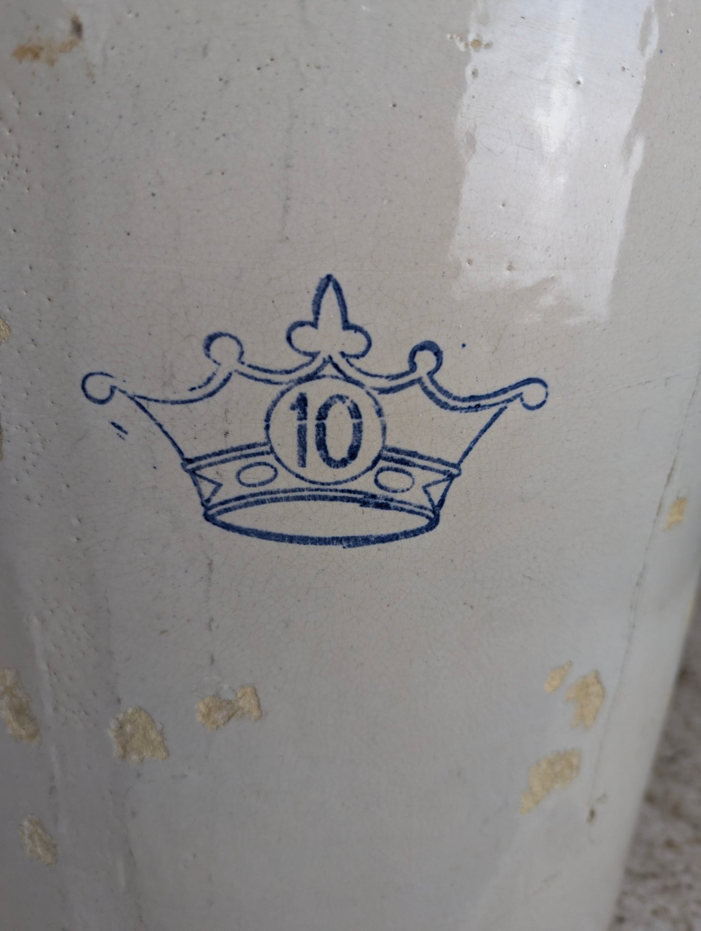 Vintage #10 Stoneware Crock