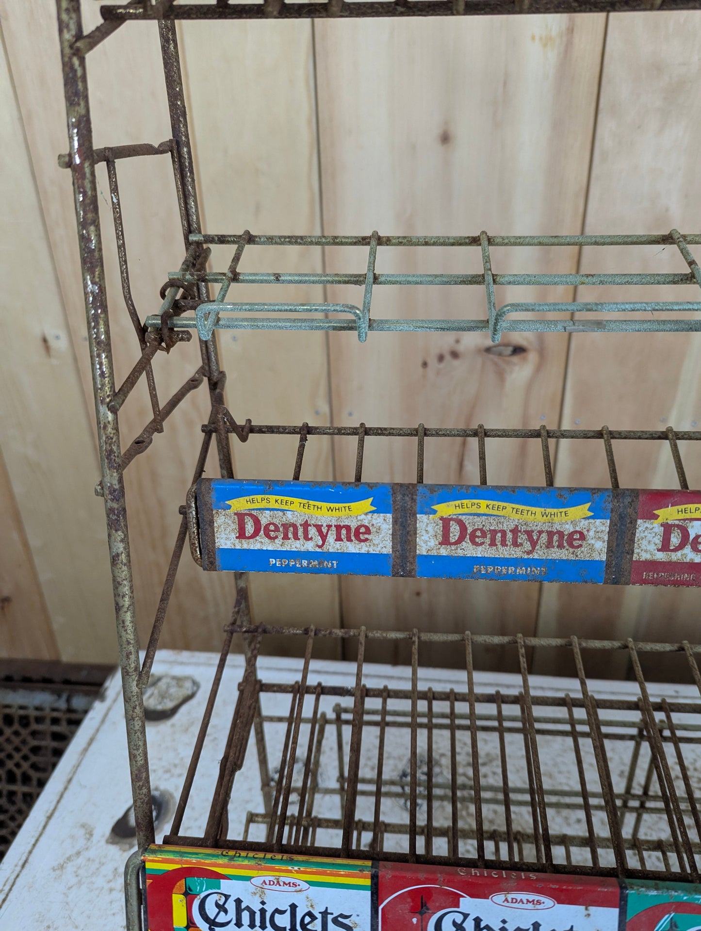 Vintage Metal Retail Gum & Mints Display Rack