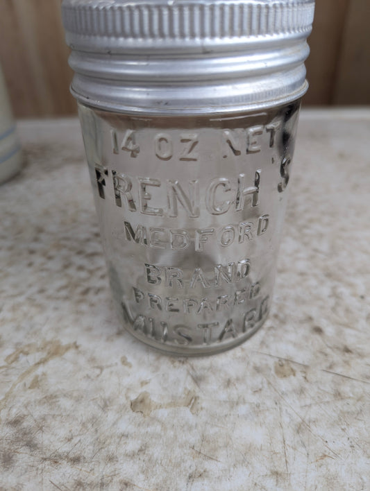 Antique 14 oz. French’s Prepared Mustard Jar
