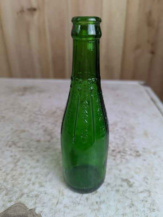 1950’s Canada Dry Ginger Ale Embossed Glass Bottle