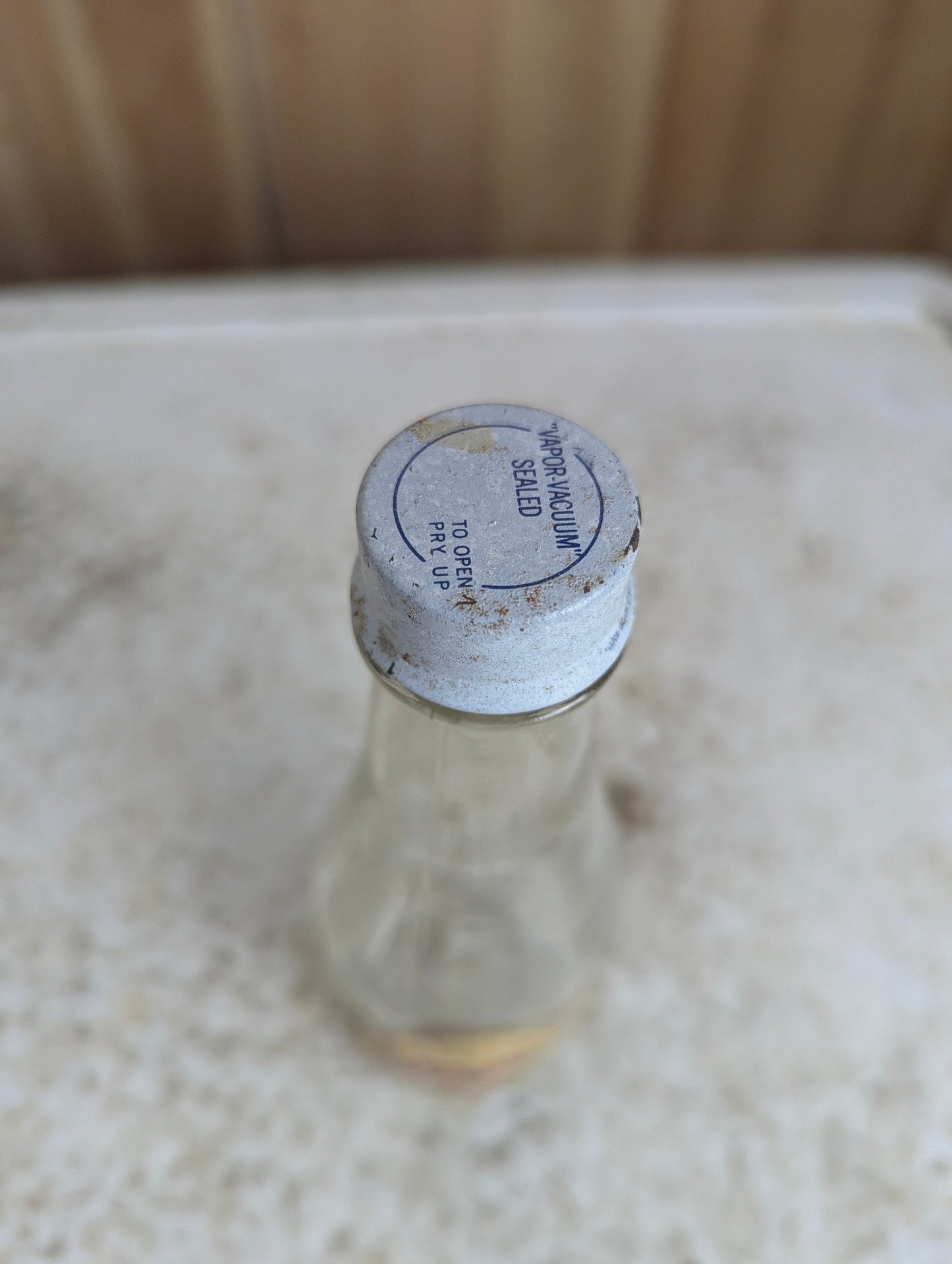 1930’s Burlington 11 Fl Oz Tomato Catsup Glass Bottle with Cap