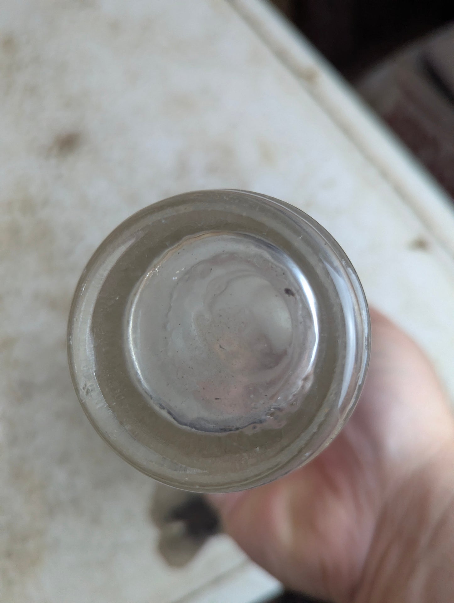 1920’s 6 Fl Oz Nu Grape Glass Soda Bottle