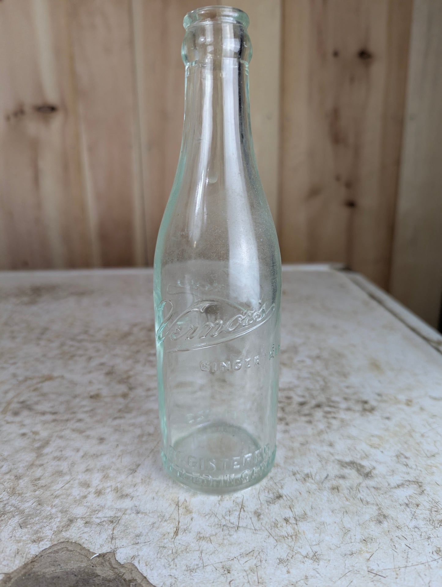 1950’s Vernor’s 8 Fl Oz Ginger Ale Glass Bottle