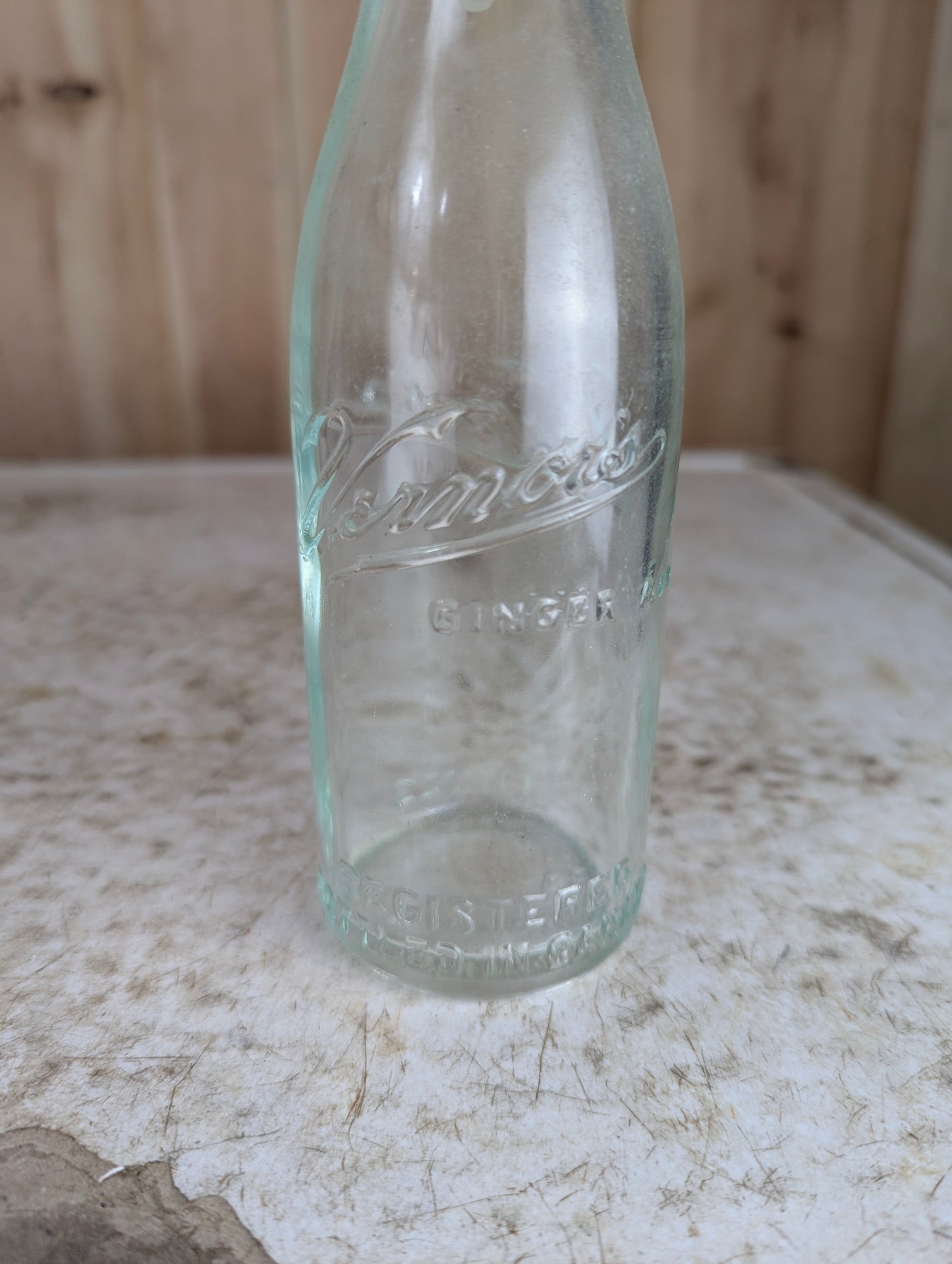 1950’s Vernor’s 8 Fl Oz Ginger Ale Glass Bottle