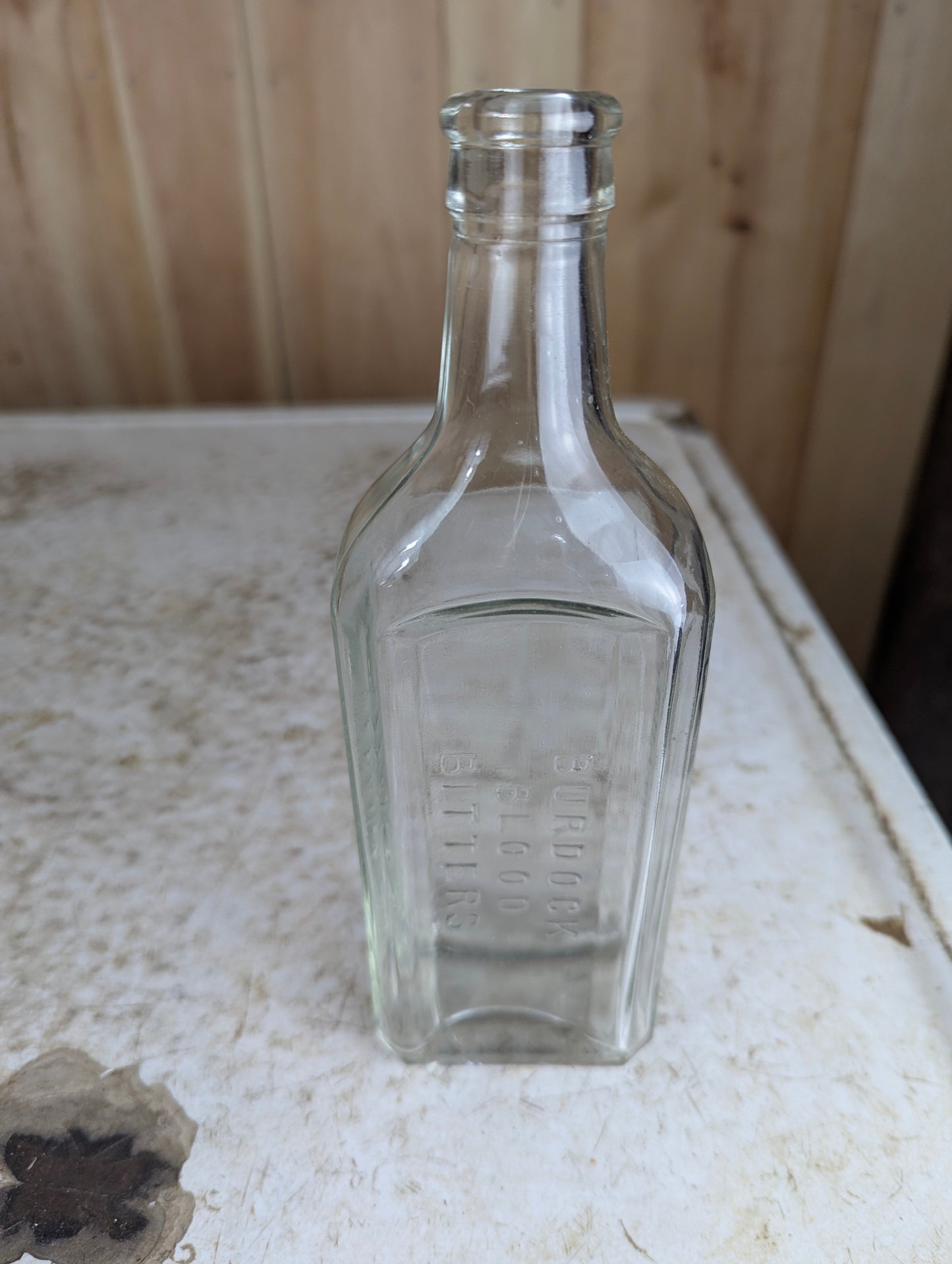 Burdock Blood Bitters Glass Medicine Bottle