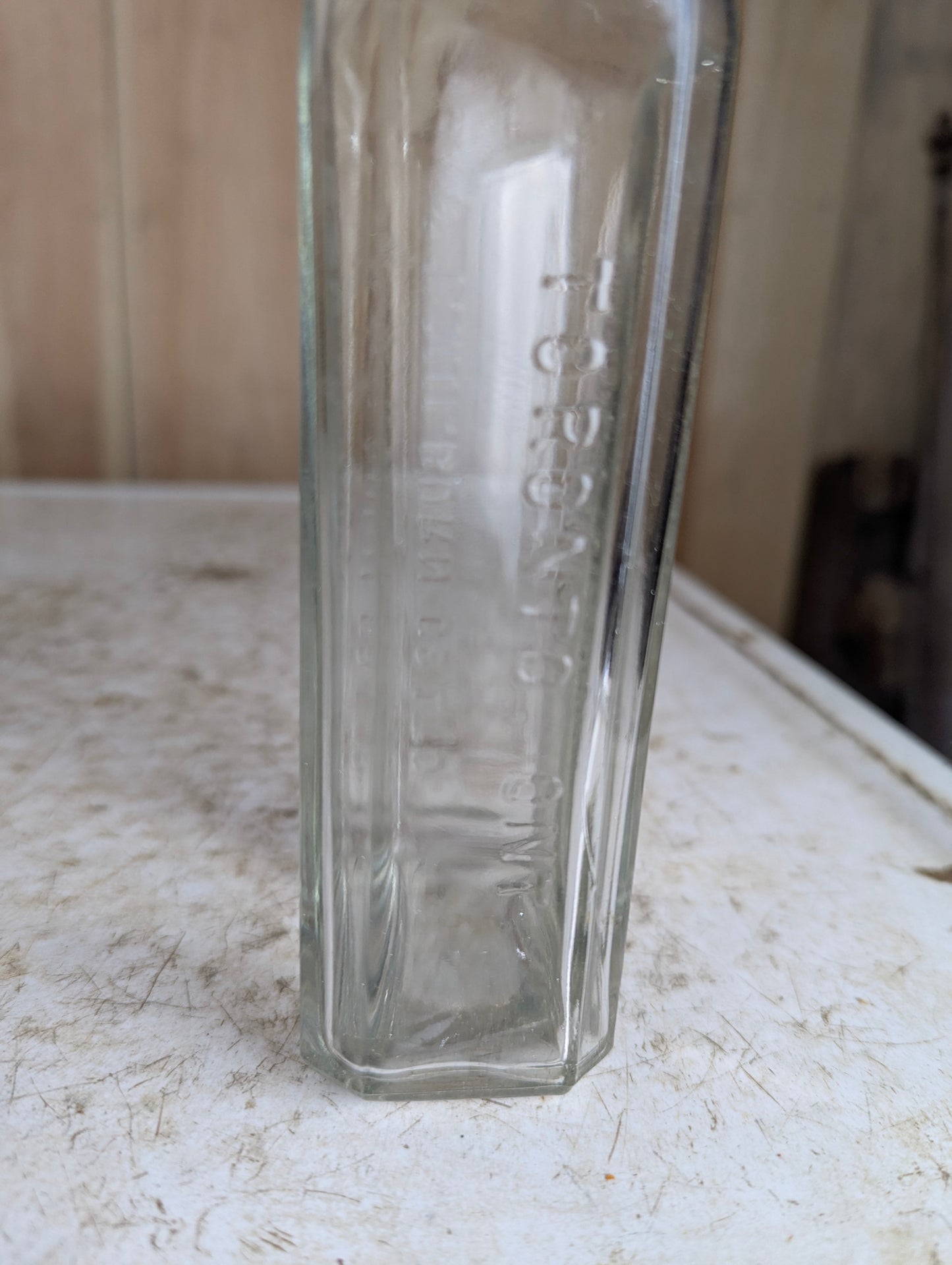Burdock Blood Bitters Glass Medicine Bottle
