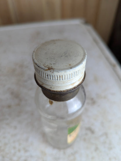 1930’s 9 Fl Oz Burlington Chili Sauce Glass Bottle with Cap