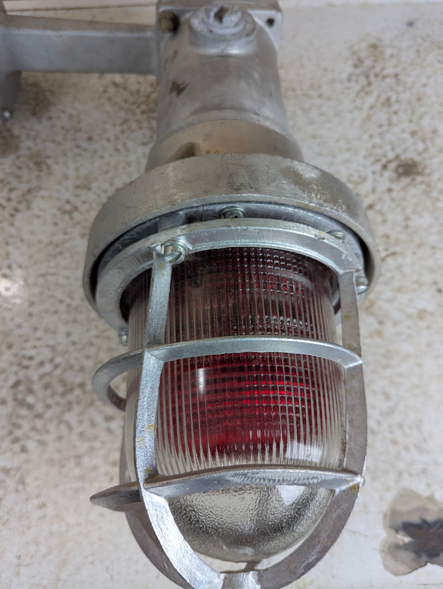 Edwards GS Explosion Proof Strobe Caged Hazardous Warning Light