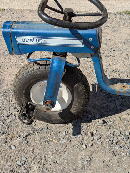 Kid's Ol' Blue Pedal Tractor