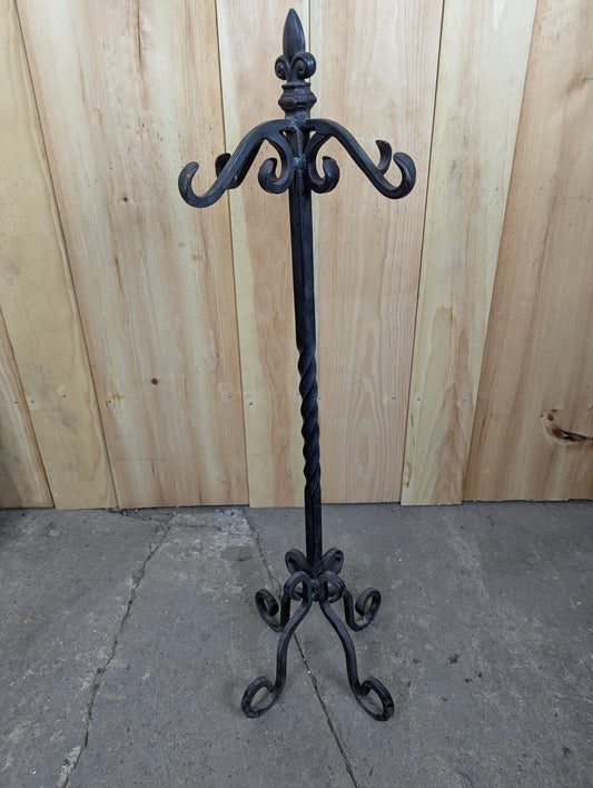 Wrought Iron Fireplace Tool Stand