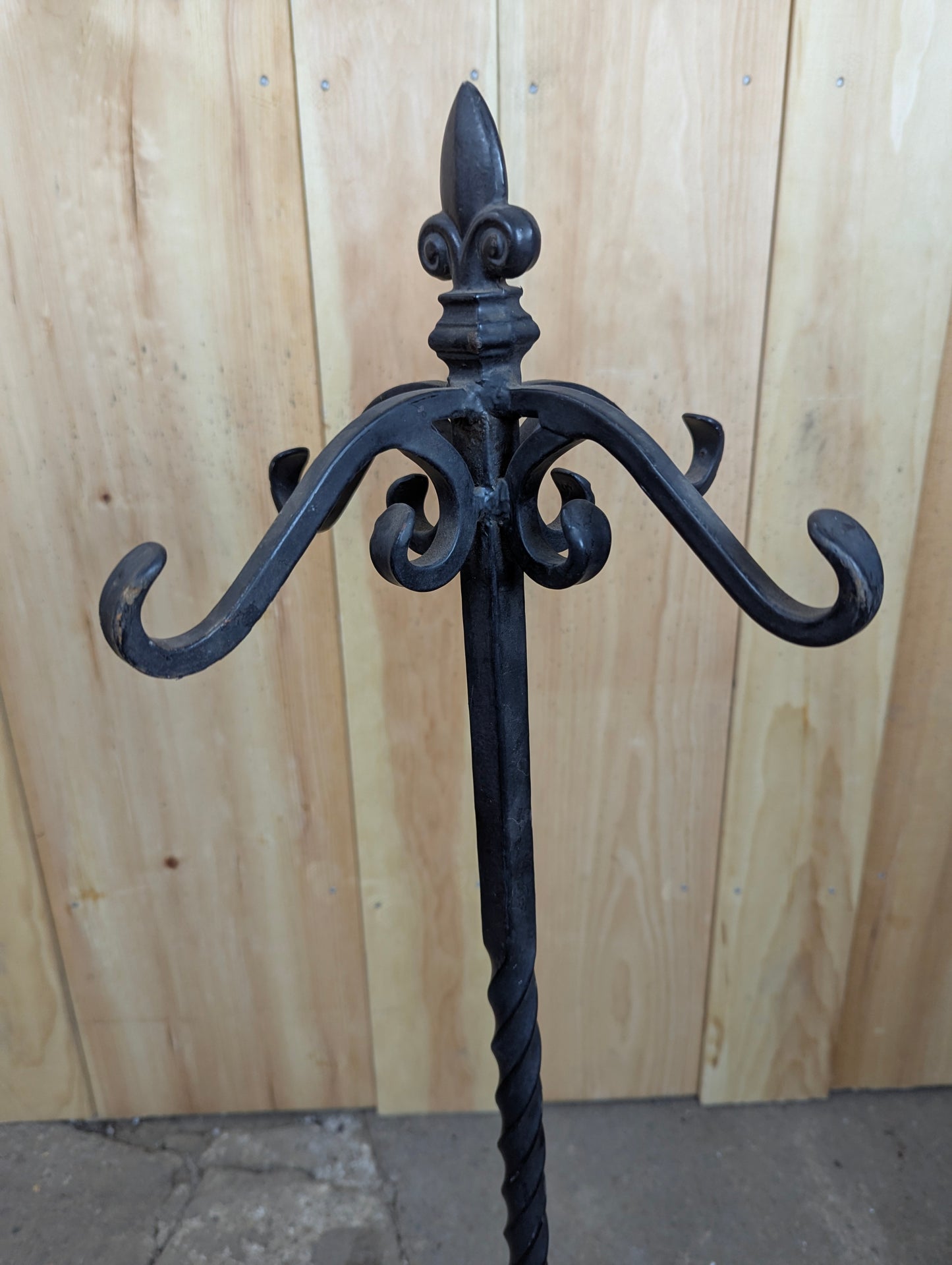 Wrought Iron Fireplace Tool Stand