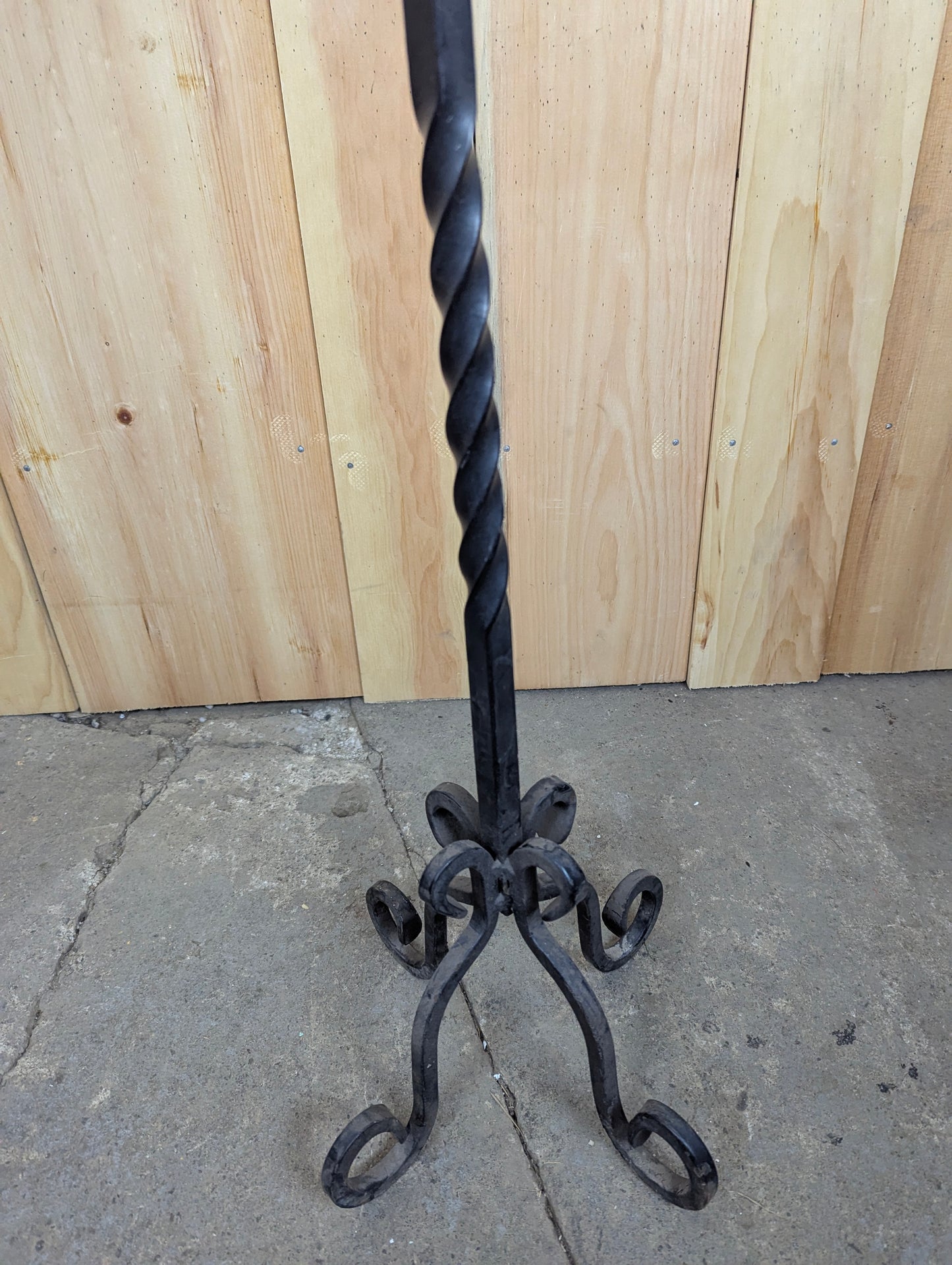 Wrought Iron Fireplace Tool Stand