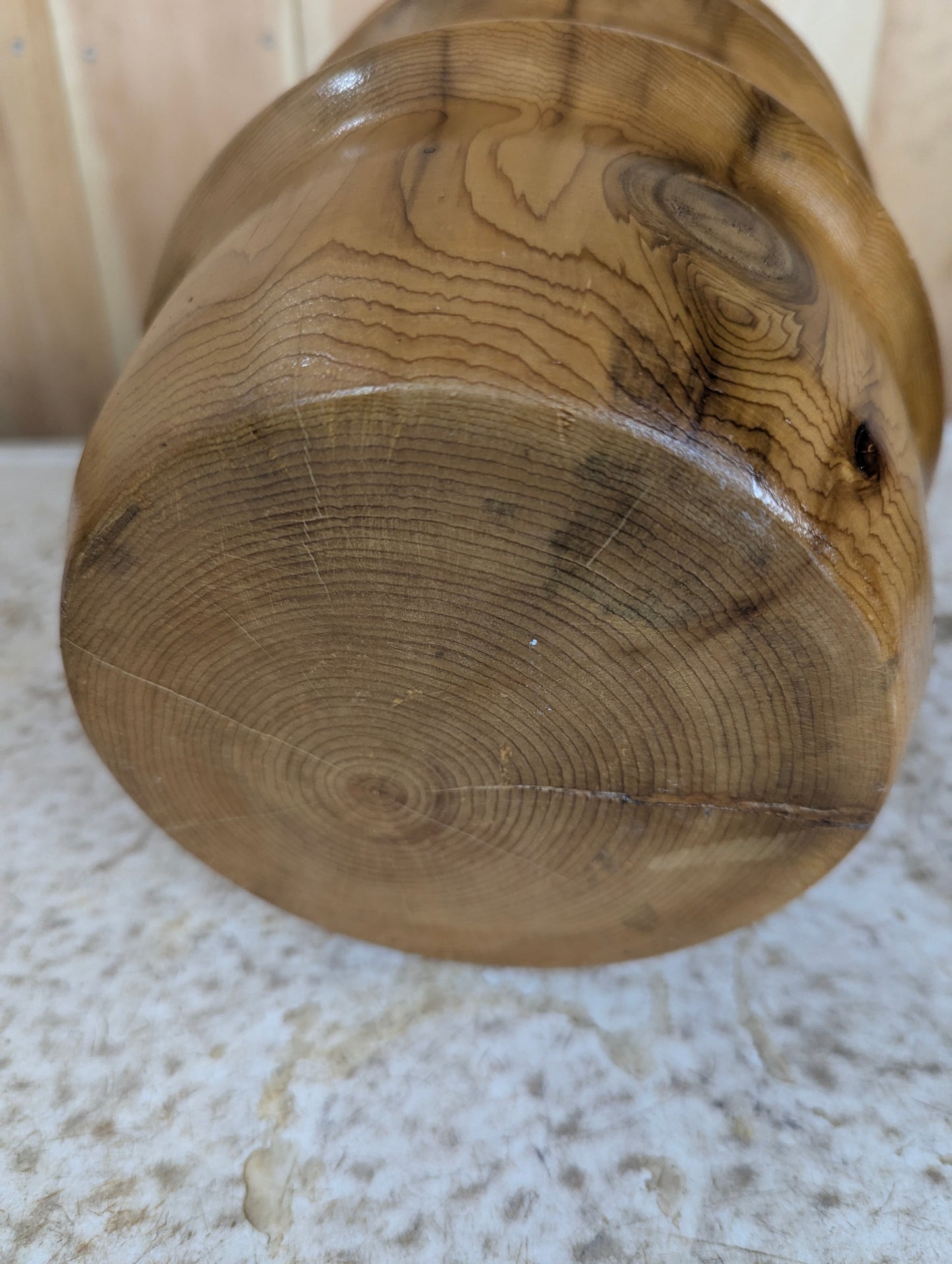 Hand Carved 8.25” Wooden Bowl