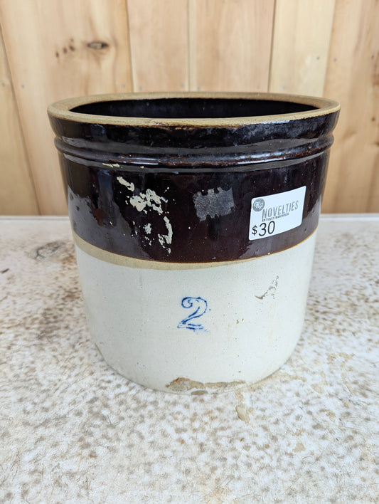 Vintage Stoneware # 2 Crock