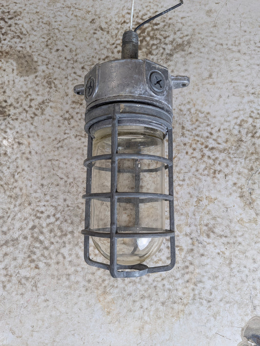 Industrial Aluminum Caged Light