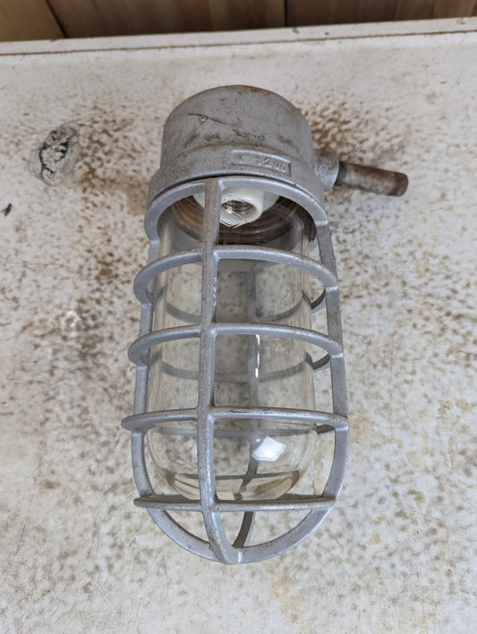 Industrial 12” Aluminum Caged Light
