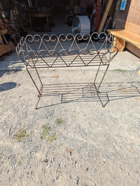 Vintage Wrought Iron Plant Stand