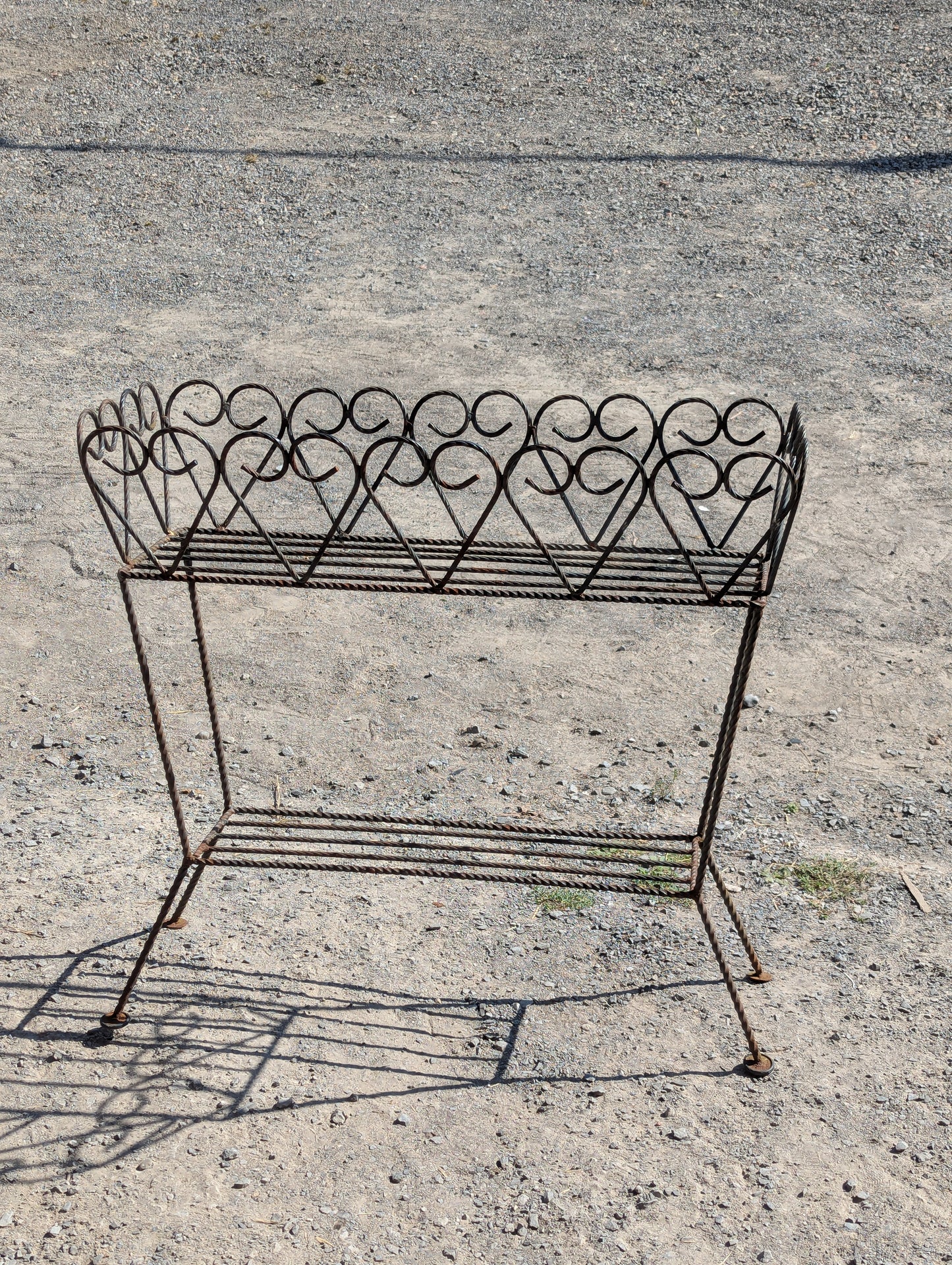 Vintage Wrought Iron Plant Stand
