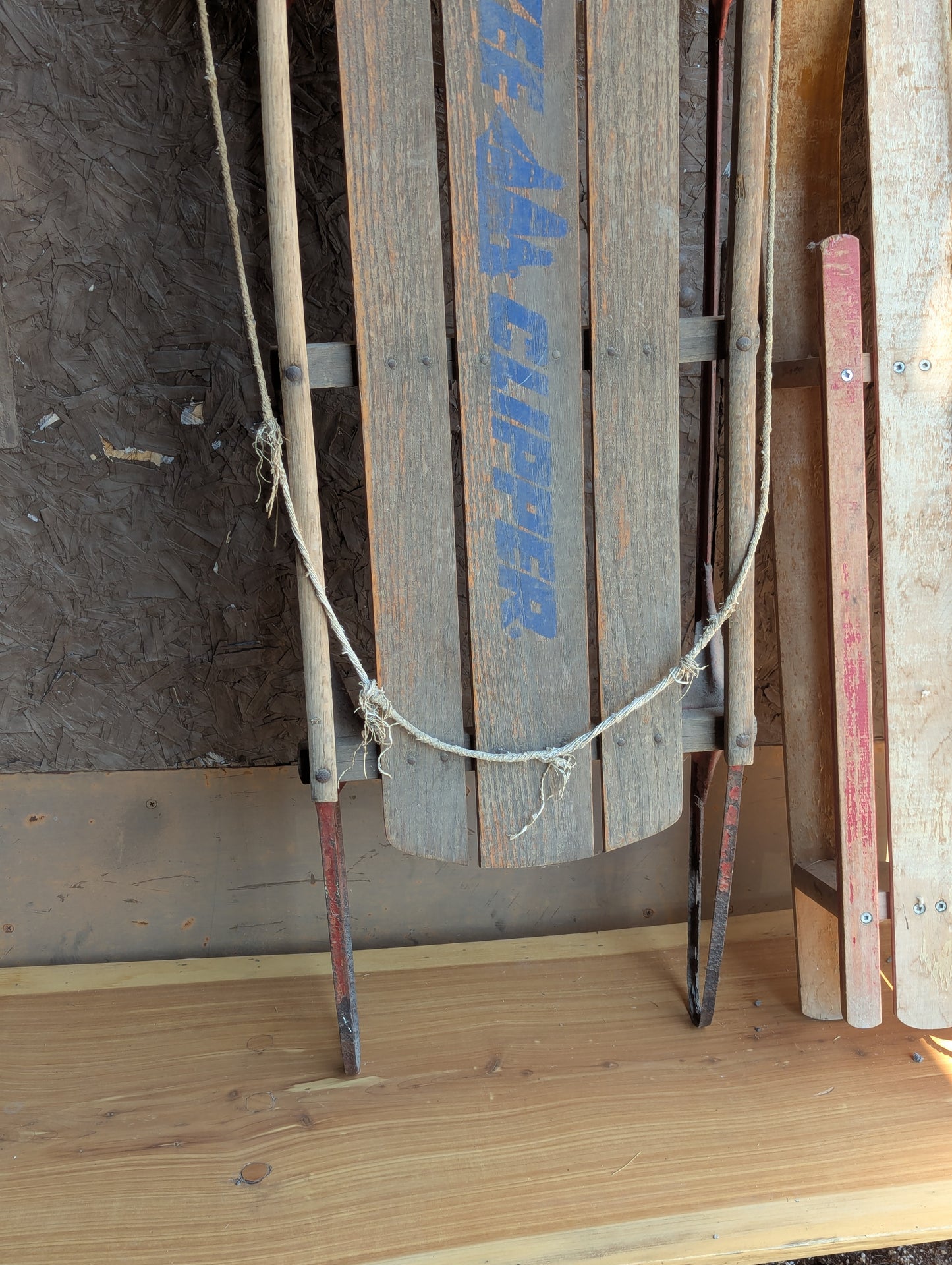 Vintage Yankee Clipper Wooden Sled