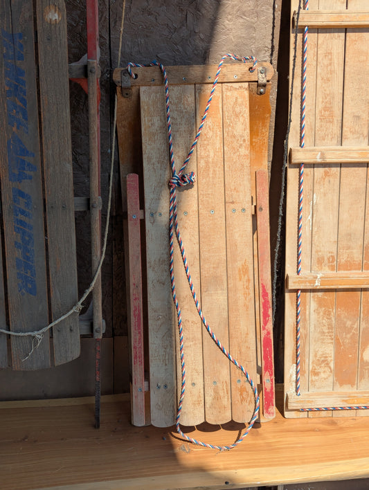 Vintage Small Wooden Sled