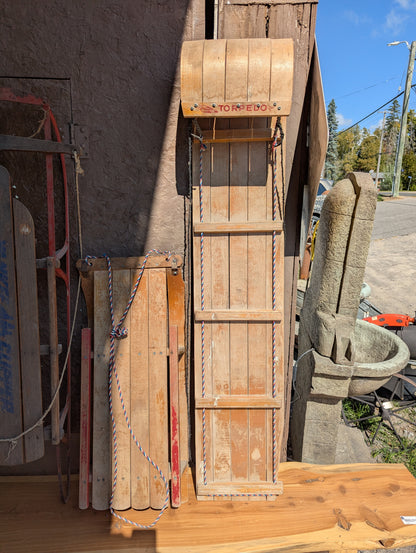 Torpedo Wooden Toboggan