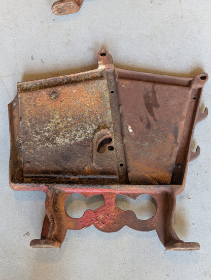 Pair of Cast Iron Cockshutt Plow Co. Branford Ont. Seeder Plates