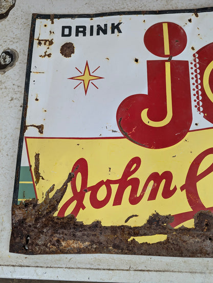 1960’s Vintage JC John Collins Soda Sign