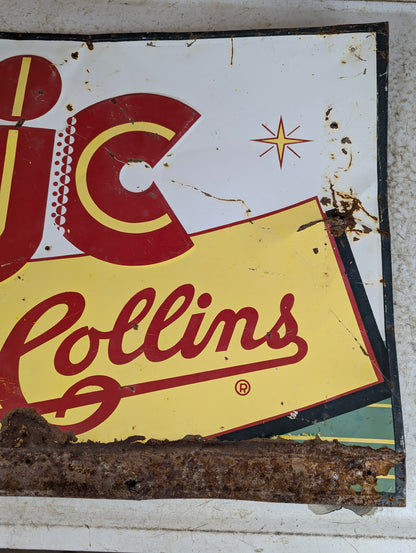 1960’s Vintage JC John Collins Soda Sign