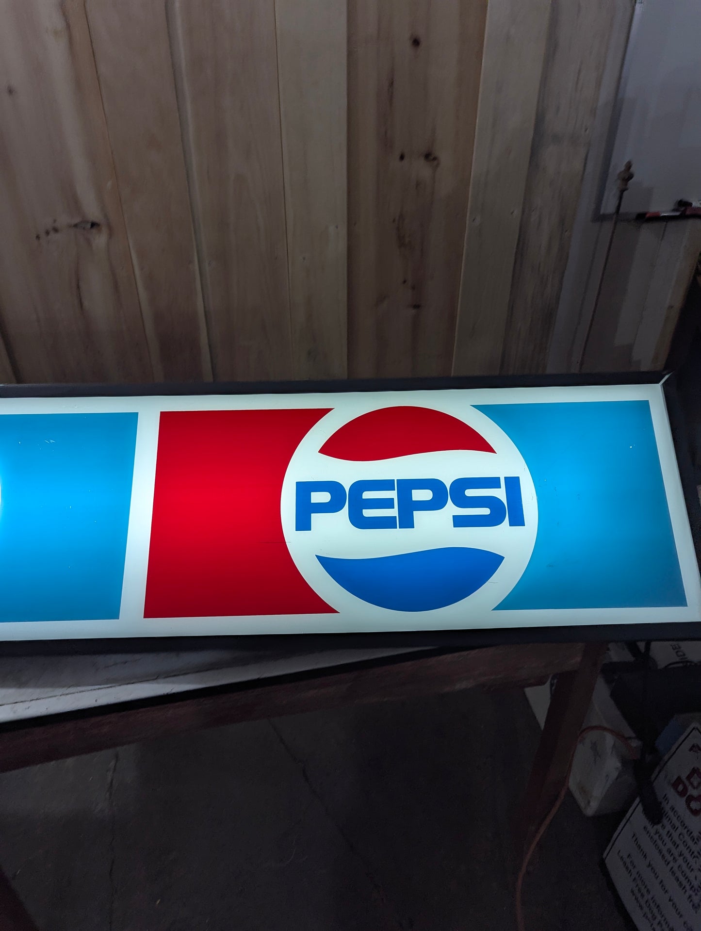 Pepsi Light Up Sign