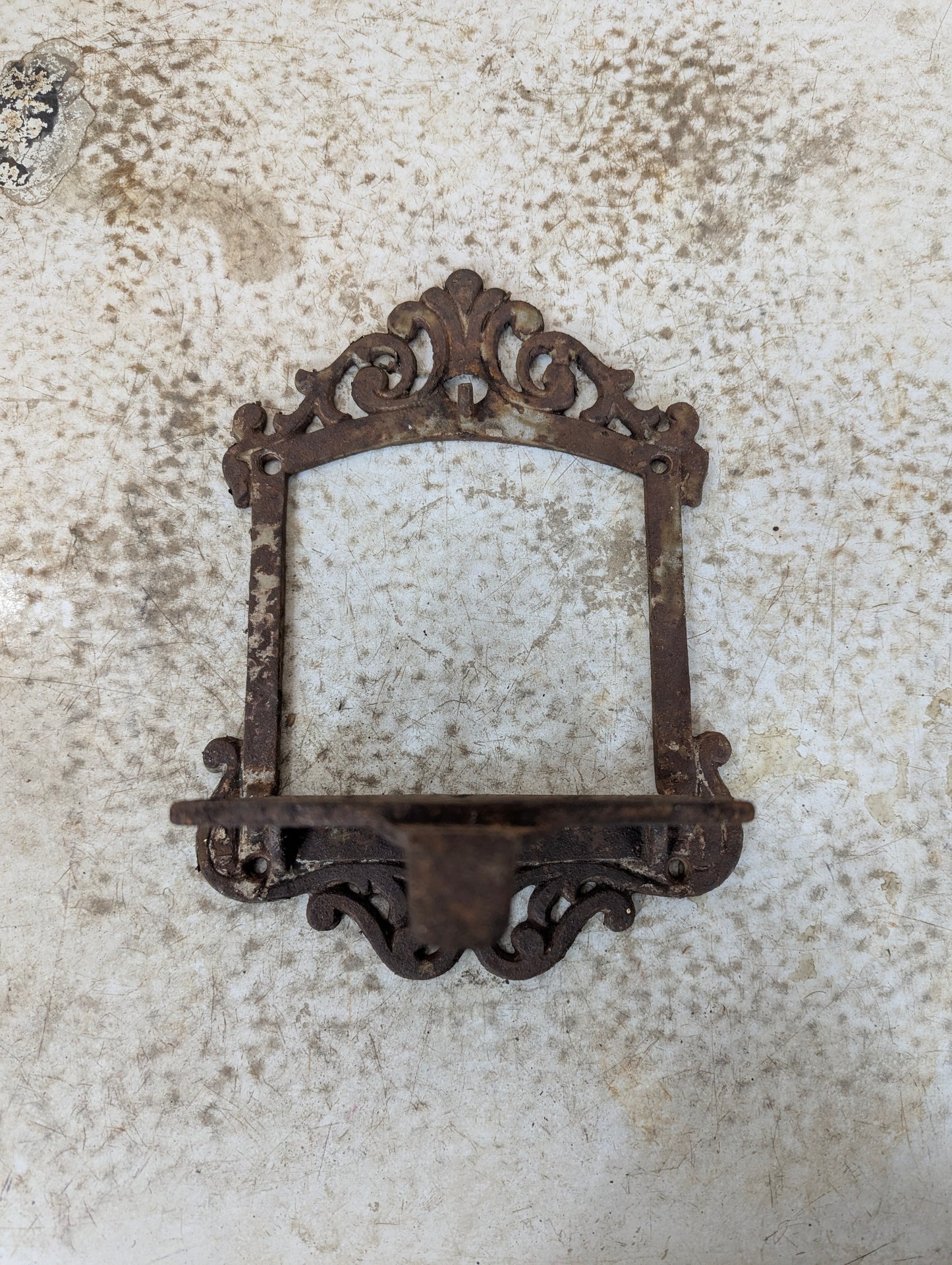 Antique Cast Iron Swing Arm Wall Trivet