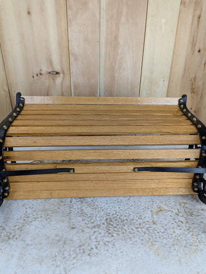 Miniature 24” Cast Iron Park Bench