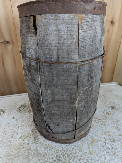 Vintage Wooden  Nail Keg