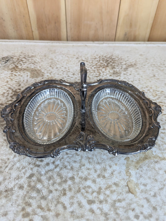 Vintage Marlboro Silver Plated Serving Dish