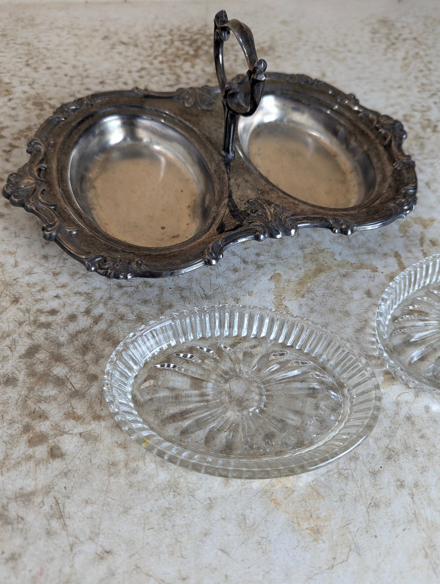 Vintage Marlboro Silver Plated Serving Dish