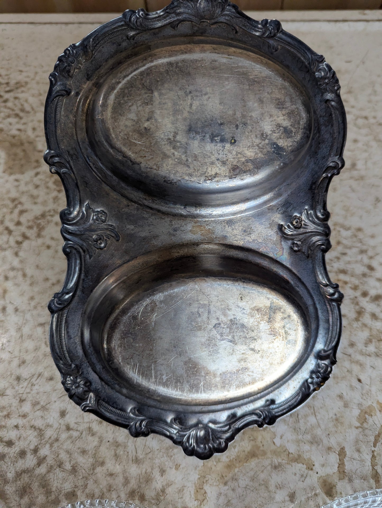 Vintage Marlboro Silver Plated Serving Dish